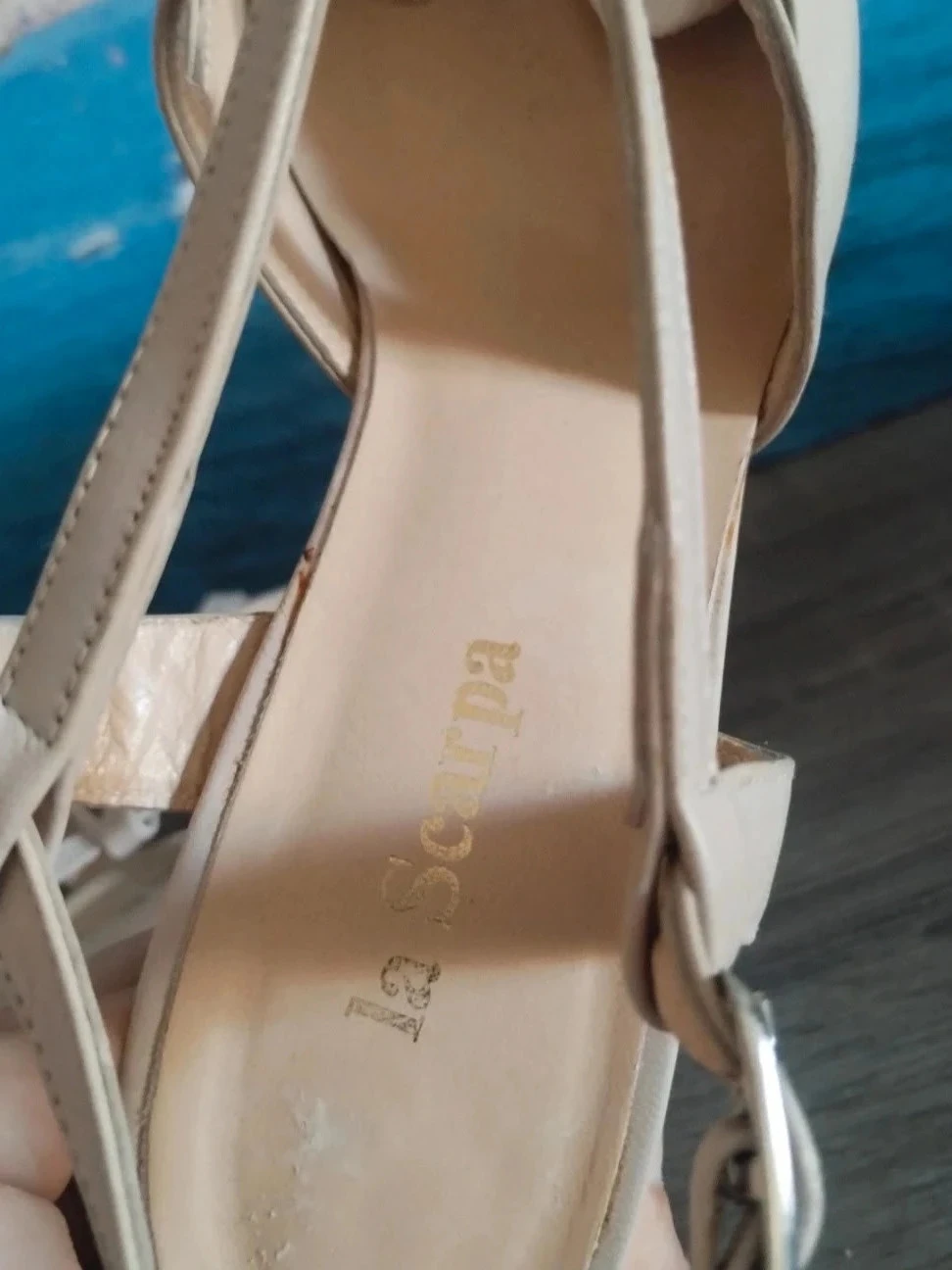 Sapatos de salto, creme, La Scarpa, P38 1/2 – photo 6